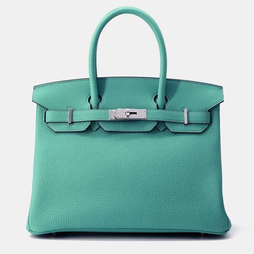 Hermes Vert Veron Togo Leather Birkin 30 Tote Bag - Hermes - Modalova