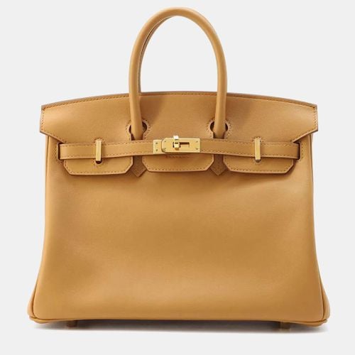 Hermes Sesame Swift Leather Birkin 25 Tote Bag - Hermes - Modalova