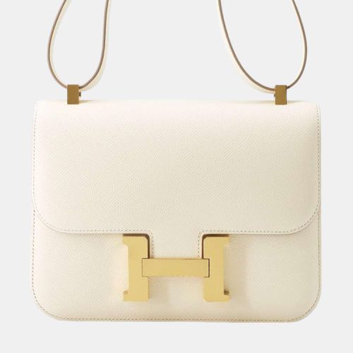 Hermes Miroir Craie Epsom 24 Constance Shoulder Bag - Hermes - Modalova