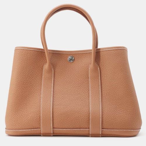 Hermes Gold Negonda Leather TPM Garden Party Tote Bag - Hermes - Modalova