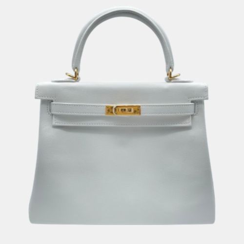 Hermes New White Swift Leather Kelly 25 Bag - Hermes - Modalova