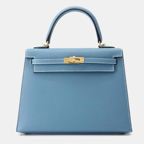 Hermes New Blue Jean Epsom Leather Kelly 25 - Hermes - Modalova