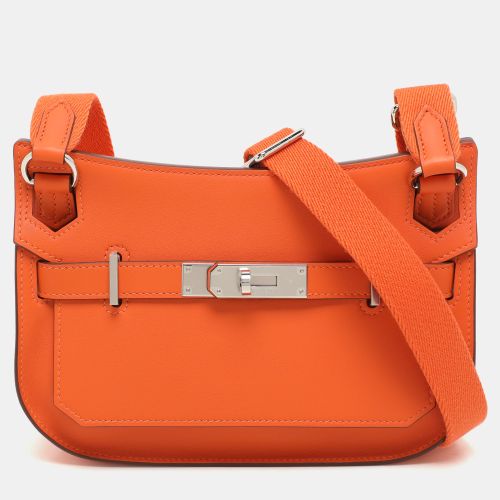 Hermes Orange Swift Leather Mini Jypsiere Bag - Hermes - Modalova