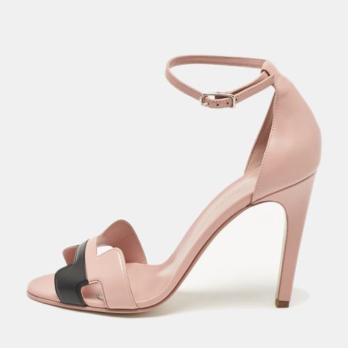 Hermes Beige Leather Premiere 70 Ankle Strap Sandals 40.5 - Hermes - Modalova