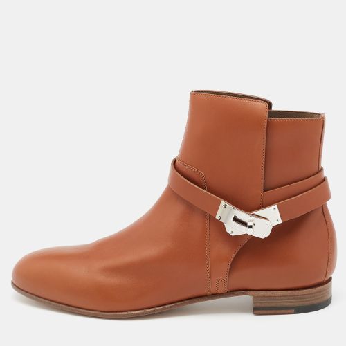 Hermès Brown Leather Neo Ankle Boots Size 41 - Hermes - Modalova