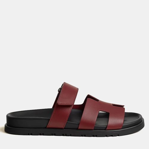 Hermes Chypre Sandal Size 37 Rouge H Calfskin - Hermes - Modalova