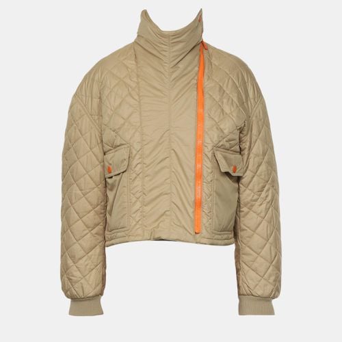 Hermes Beige/Orange Quilted Sport Jacket S - Hermes - Modalova