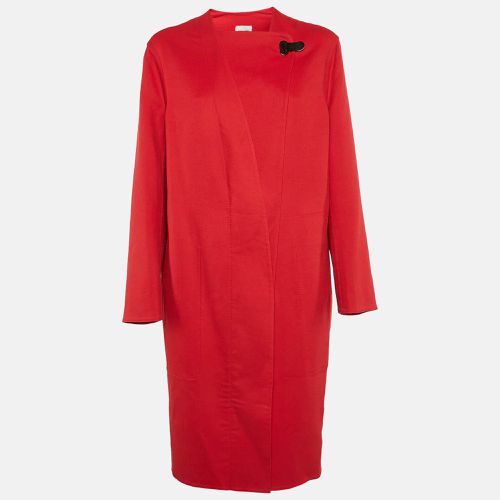 Hermès Red Cashmere Mid-Length Coat M - Hermes - Modalova