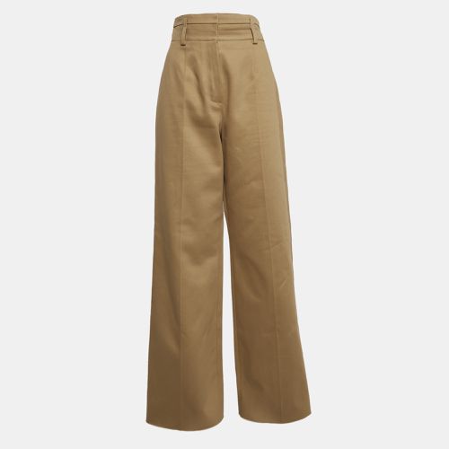 Hermes Brown Cotton Loose Pants M - Hermes - Modalova