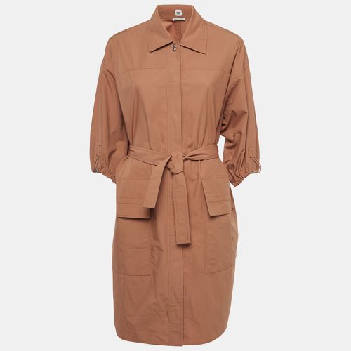 Hermès Light Cotton Belted Short Dress S - Hermes - Modalova