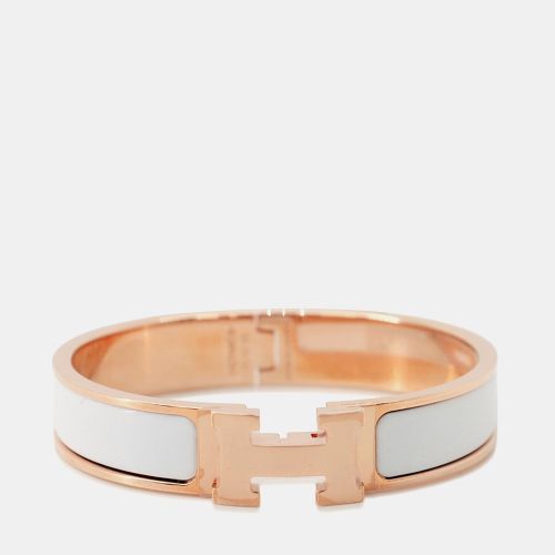Clic H Bangle Size PM Lacquer Gold Plated - Hermes - Modalova