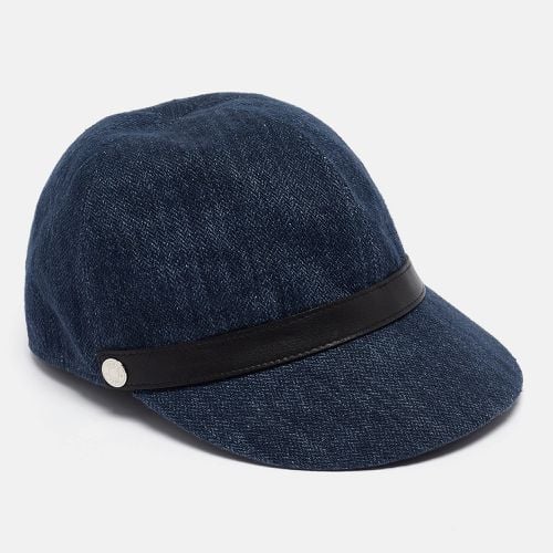 Hermes Leather Trim Linen Cap - Hermes - Modalova