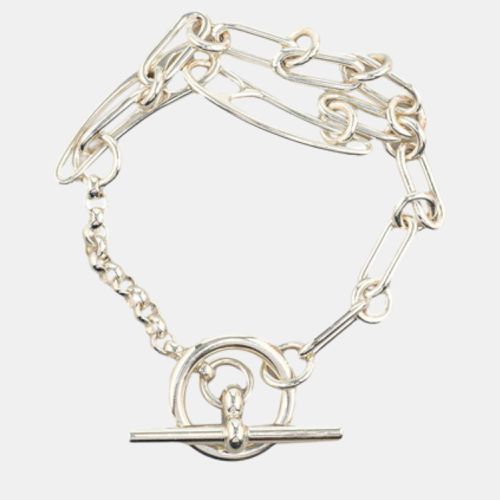 Hermes Chaine d'Ancre Punk Bracelet Silver - Hermes - Modalova