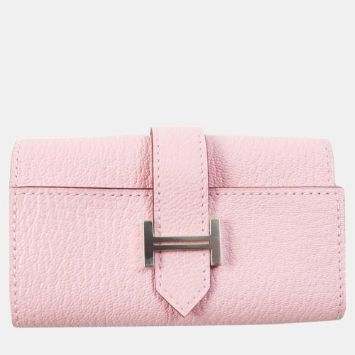 Hermes Chevre Mysore Key Holder Z Stamp 2021 Pink Leather - Hermes - Modalova