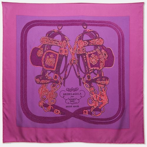 Hermes Purple Silk Brides de Gala Brode Scarf - Hermes - Modalova