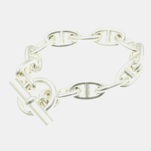 Hermes Chaine D'Ancre Gm Silver 925 No Stone Charm Bracelet Silver - Hermes - Modalova