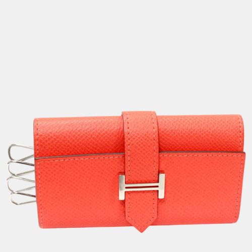 Hermes Epsom 4 Key Case Rose Jaipur - Hermes - Modalova