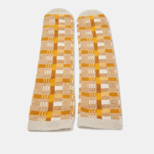 Hermes Brown Cashmere Sherwood Socks - Hermes - Modalova