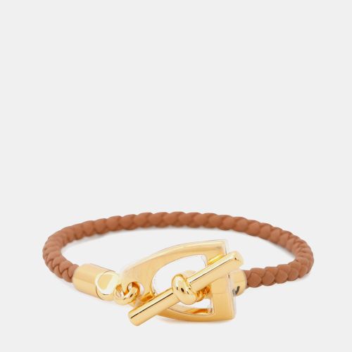 Hermes Etrier Bracelet Size T2 Gold Swift Leather - Hermes - Modalova