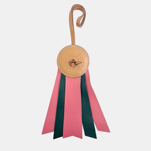 Paddock Plot /Pink Leather Bag Charm - Hermes - Modalova