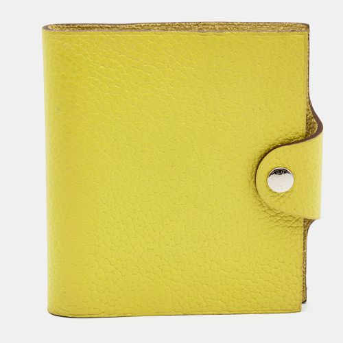 Hermes Kiwi Togo Leather Ulysse Mini Notebook - Hermes - Modalova