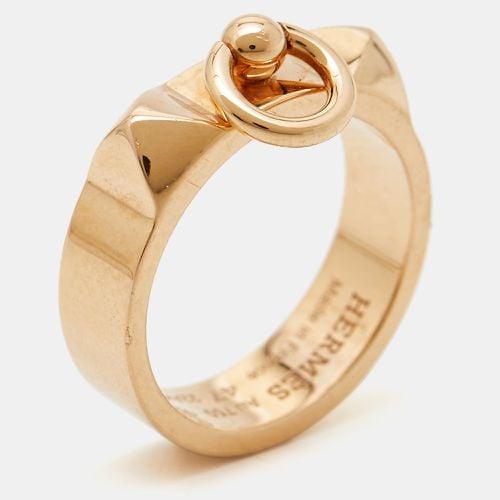 Hermes Collier de Chien 18k Rose Gold Small Model Ring Size 47 - Hermes - Modalova