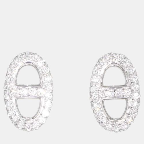 Hermes Chaine D'Ancre Farandole Earrings 18K White Gold - Hermes - Modalova