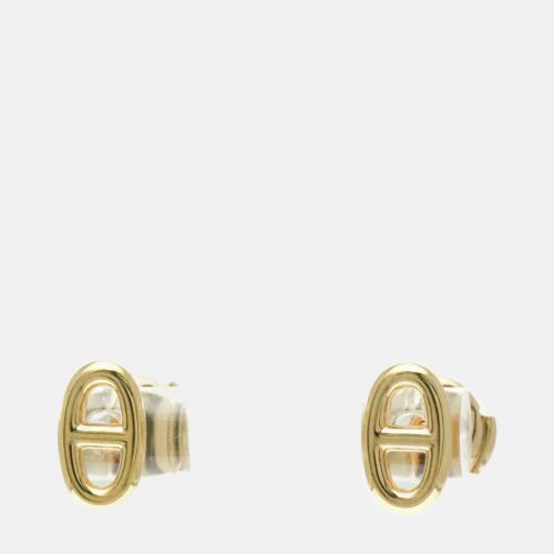 Hermes 18K Rose Gold Chaine d’Ancre Farandole Stud Earrings - Hermes - Modalova