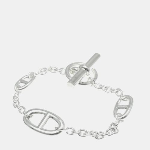 Hermes Chaine D'ancre Farandole Silver Charm Bracelet - Hermes - Modalova