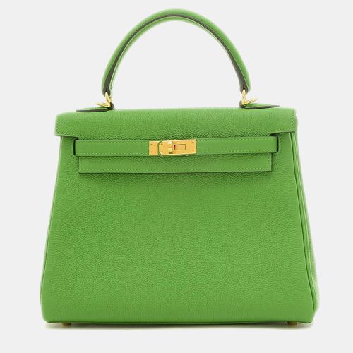 Vert Yucca Togo Leather Kelly 25 Tote Bag - Hermes - Modalova