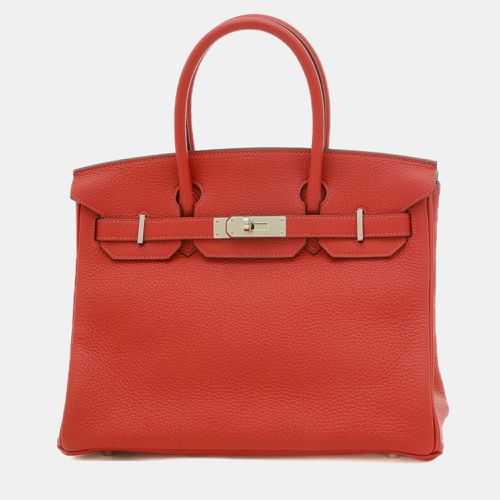 Rouge Kazak Togo Birkin 30 Handbag - Hermes - Modalova