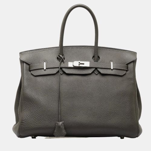 Hermes Grey Togo Leather Birkin 35 Tote Bag - Hermes - Modalova