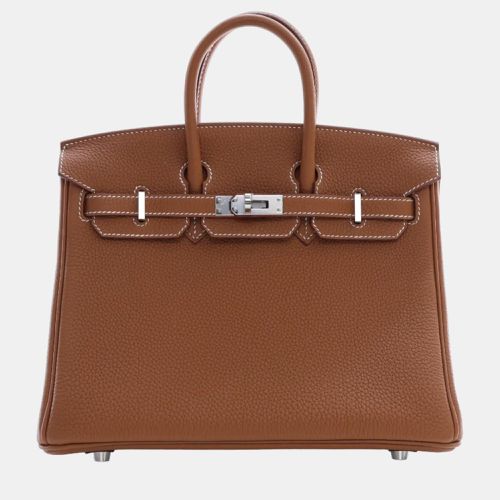 Hermes Gold Togo Leather Birkin 25 Tote Bag - Hermes - Modalova