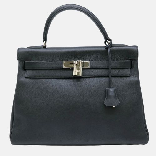 Taurillon Clemence leather Kelly 32 handbag - Hermes - Modalova