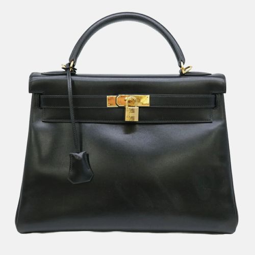 Box calf leather Kelly 32 handbag - Hermes - Modalova