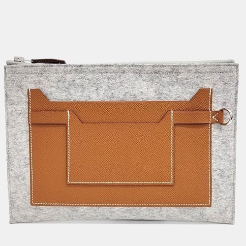 Hermes Leather Toodoo Pouch - Hermes - Modalova