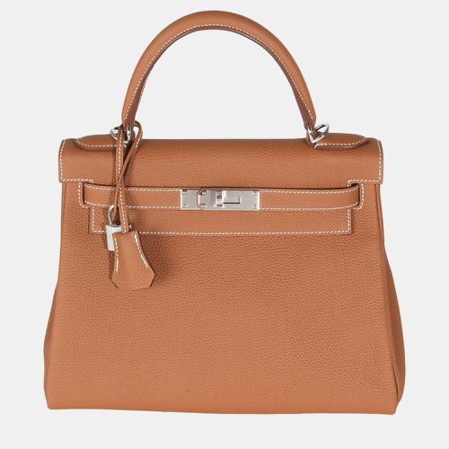 Hermes Gold Togo Retourne Kelly 28 PHW Bag - Hermes - Modalova