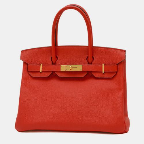 Hermes Red Epsom Leather Birkin 30 Tote Bag - Hermes - Modalova