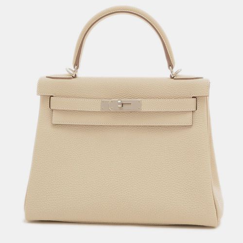 Hermes Cre Togo Kelly 28 Handbag - Hermes - Modalova