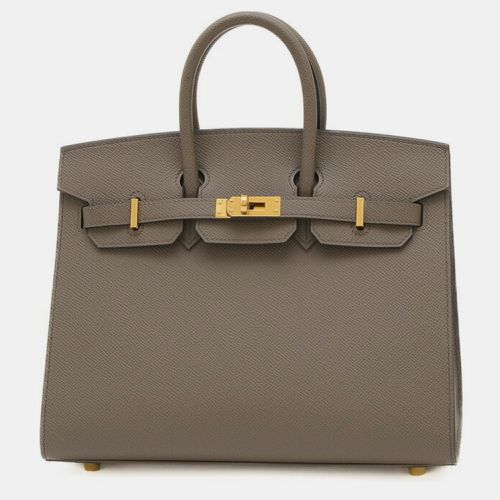 Hermes Etain Epson Birkin 25 Handbag - Hermes - Modalova