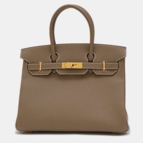 Hermes Etoupe Epson Birkin 30 Handbag - Hermes - Modalova