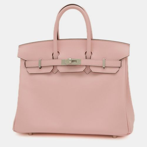 Hermes Rose Sakura Swift Birkin 25 Handbag - Hermes - Modalova