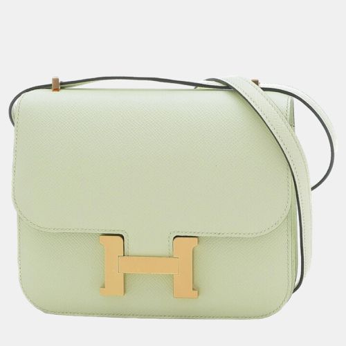 Hermes Green Epsom Leather Constance 18 Shoulder Bag - Hermes - Modalova