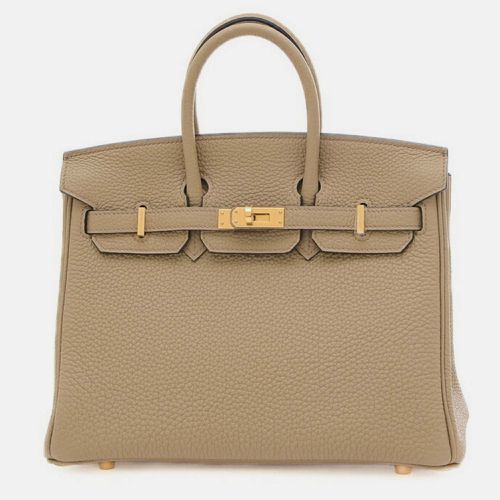 Hermes Beige Marfa Togo Birkin 25 Handbag - Hermes - Modalova