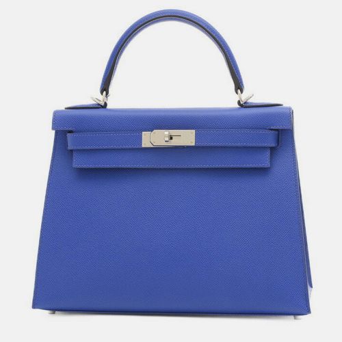 Hermes Blue Electric Epsom Kelly 28 Handbag - Hermes - Modalova