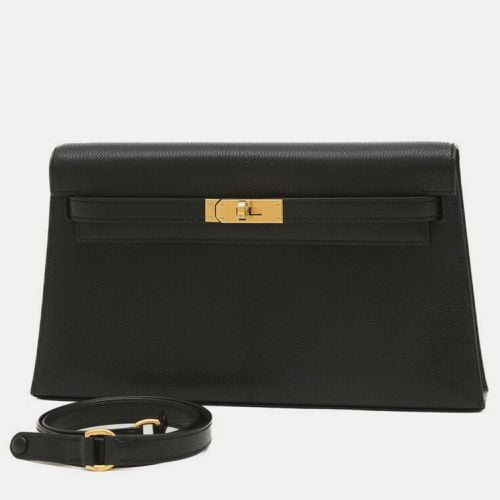 Hermes Black Chevre Shamquila Kelly Elan Handbag - Hermes - Modalova