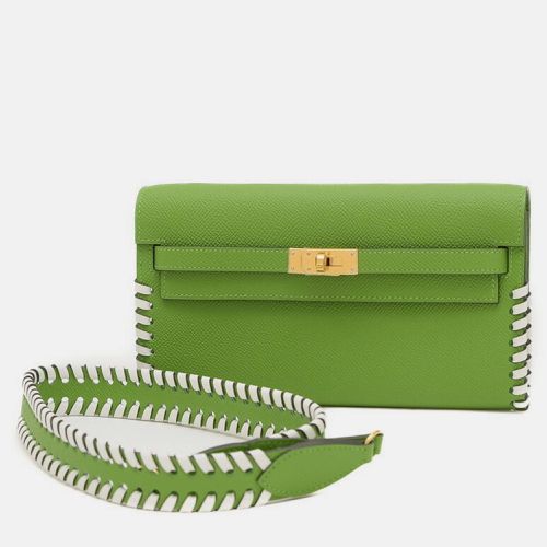 Hermes Traceage Epsom Vert Yucca Kelly To Go Shoulder Bag - Hermes - Modalova