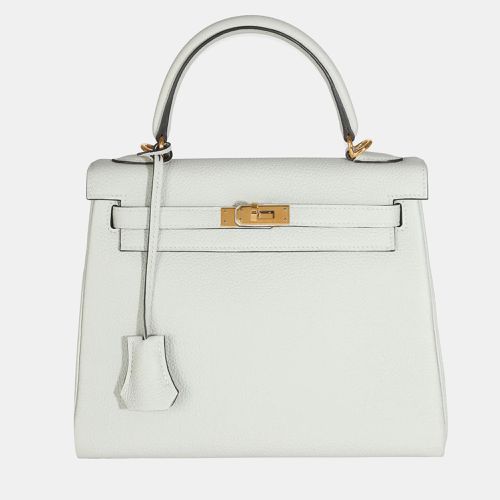 Gris Neve Togo Retourne Kelly 25 GHW Bag - Hermes - Modalova