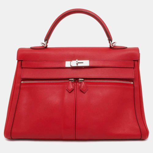 Vermilion Swift Kelly Laki 35 handbag - Hermes - Modalova