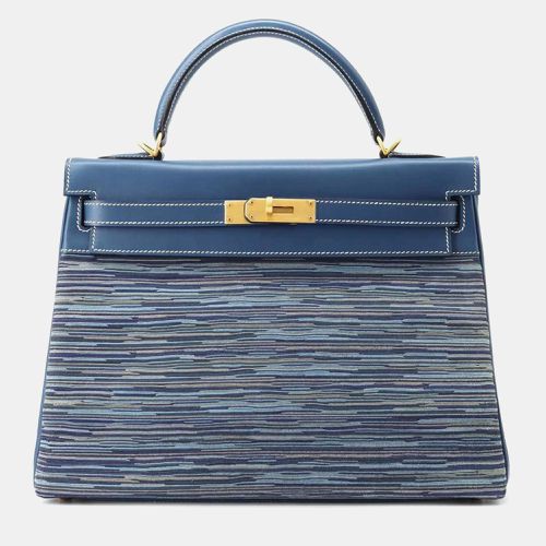 Thalassa Matte box calf Vibrato Kelly 32 handbag - Hermes - Modalova